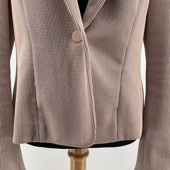 Marc Cain neutral Color beige blazer career event sz 8 - Picture 7 of 14